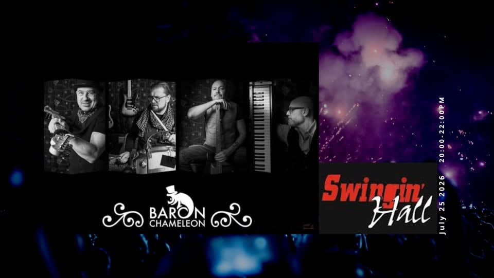 Плакат: Музикално лято в София-Swingin Hall с Baron Chameleon