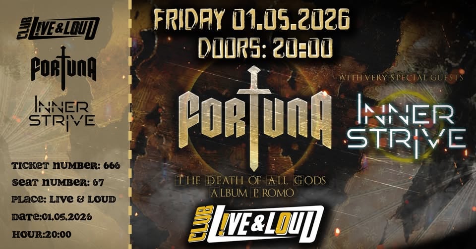Плакат: POWER METAL NIGHT: FORTUNA & INNER STRIVE