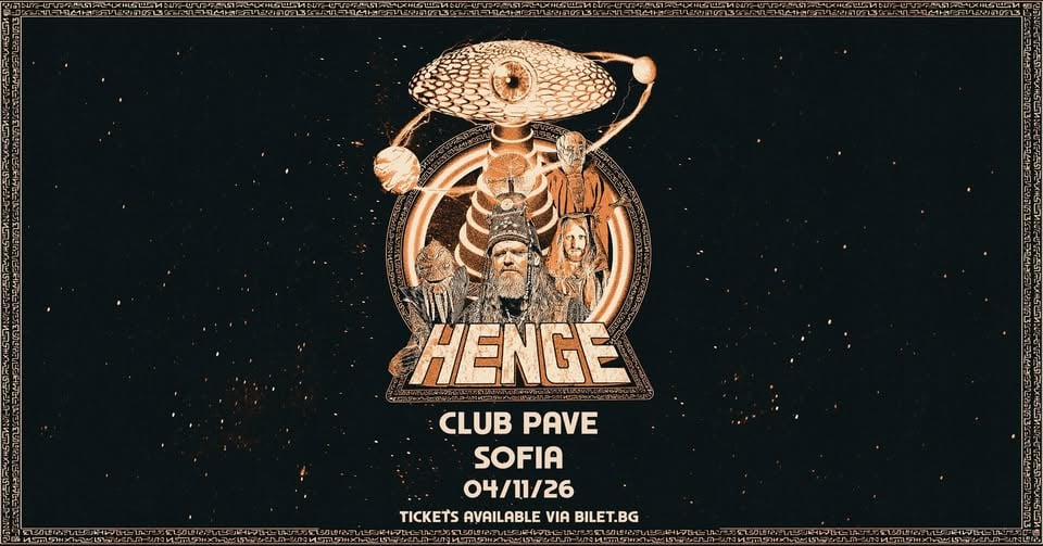 Плакат: HENGE live at Club Pave