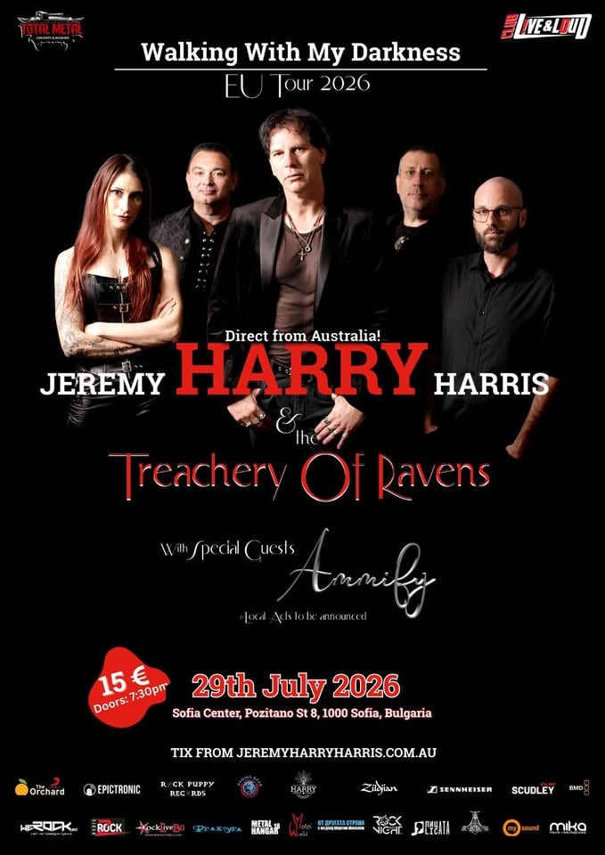 Плакат: Walking With My Darkness - European Tour