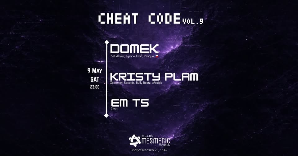 Плакат: CHEAT CODE vol. 9 | Sofia