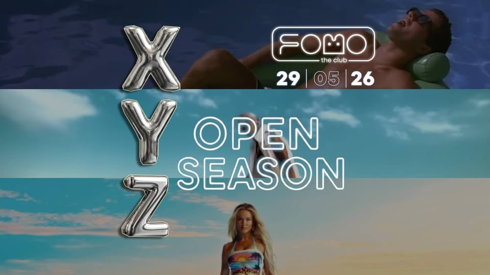 Плакат: 29.05 XYZ Party: Open Season | FRIDAY @ FOMO the club