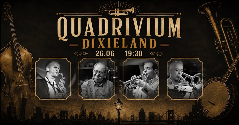 Плакат: QUADRIVIUM 𝔻𝕀𝕏𝕀𝔼𝕃𝔸ℕ𝔻 @Monroe