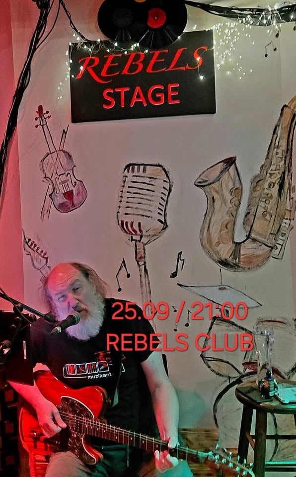 Плакат: SIMEON GERMANOV --- 25.09. --- 21:00 --- REBELS CLUB
