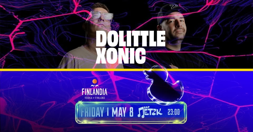 Плакат: DOLITTLE x XONIC - Бар Петък - 08.05.2026