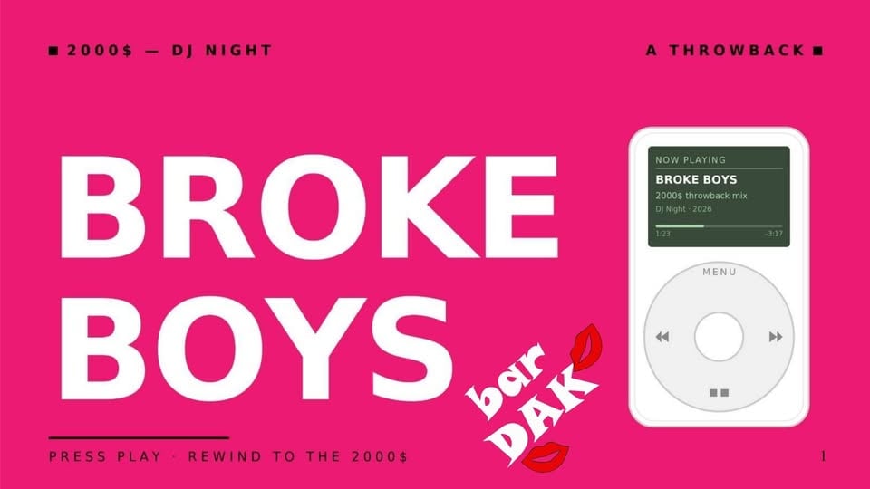 Плакат: 2000's DJ Night