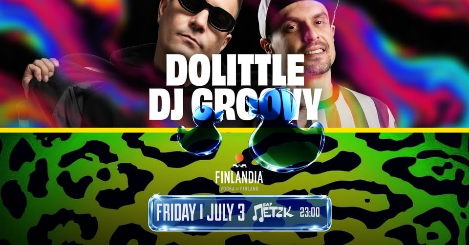 Плакат: DOLITTLE x DJ GROOVY - Бар Петък - 03.07.2026