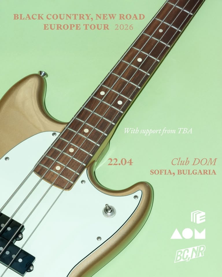 Плакат: BLACK COUNTRY, NEW ROAD + Mono and the Stereos, Live at DOM