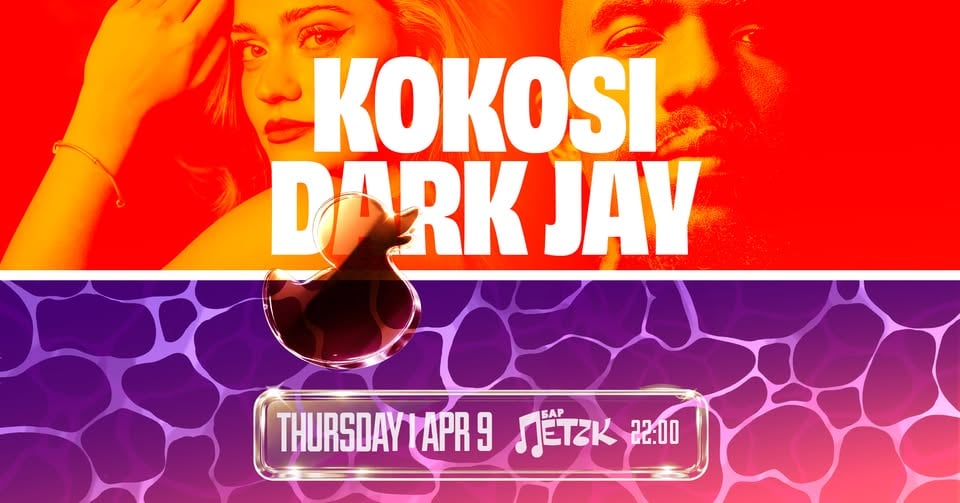 Плакат: KOKOSI x DARK JAY - Бар Петък - 09.04.2026