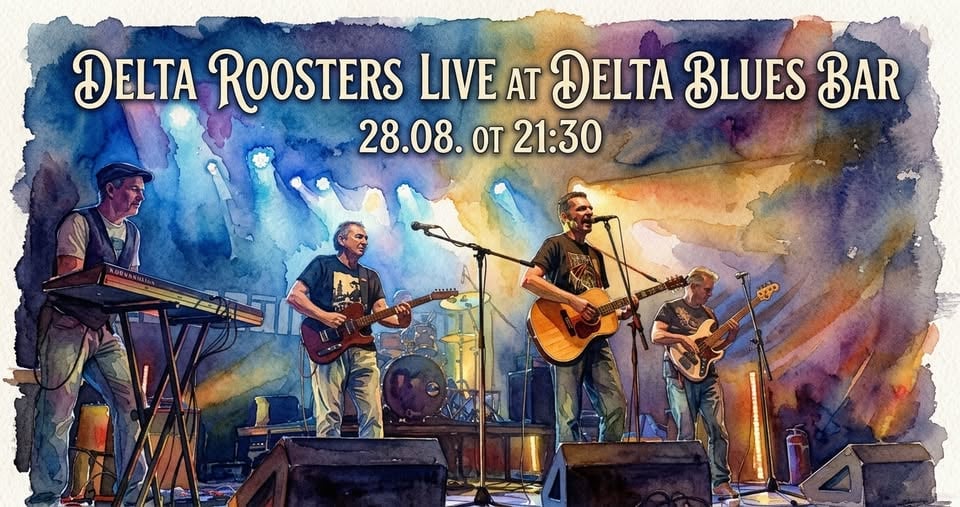 Плакат: Delta Roosters at Delta Blues Bar