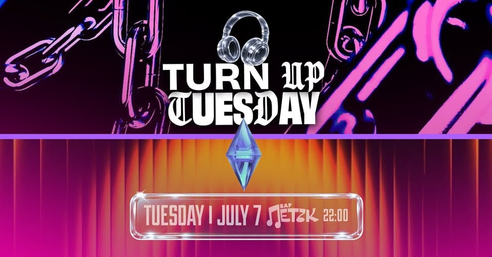 Плакат: TURN UP TUESDAY - Бар Петък - 07.07.2026