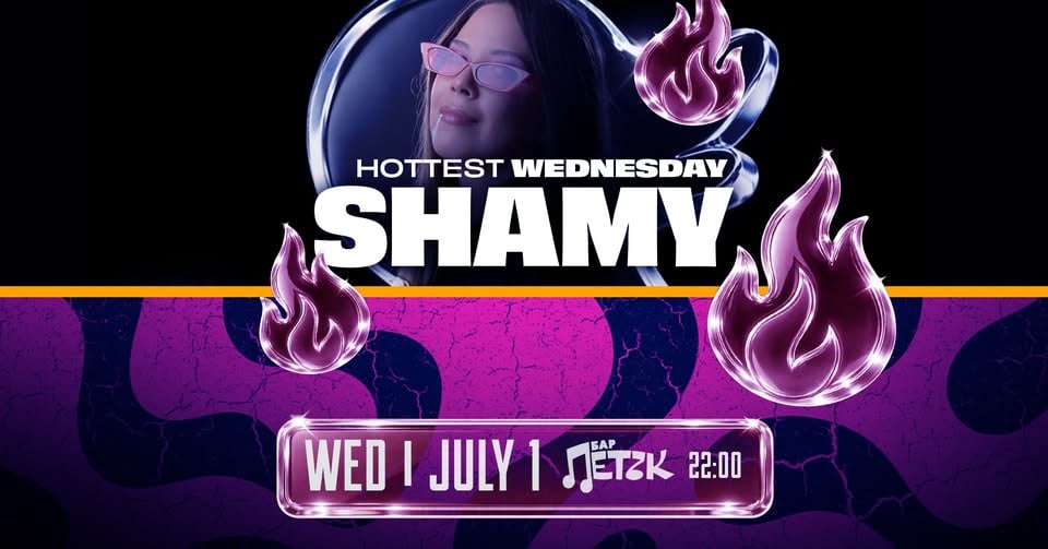 Плакат: HOTTEST WEDNESDAY W/ SHAMY - Бар Петък - 01.07.2026