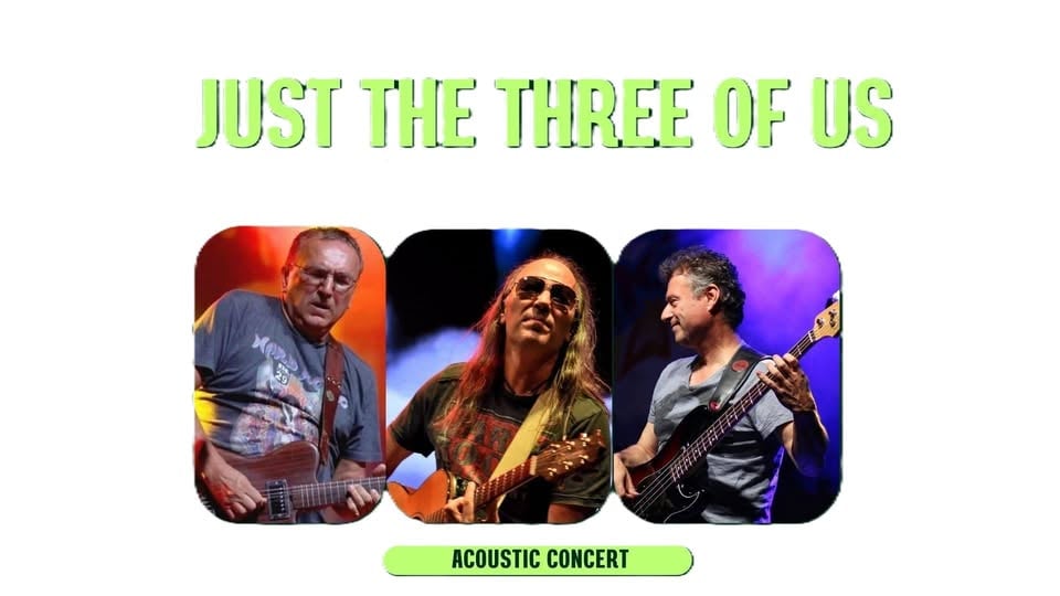 Плакат: "Just the three of us" в Delta blues bar