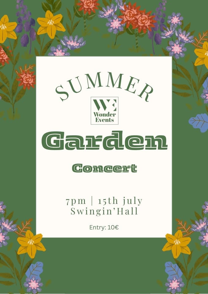 Плакат: 🌿 IN THE GARDEN 🌿 CONCERT