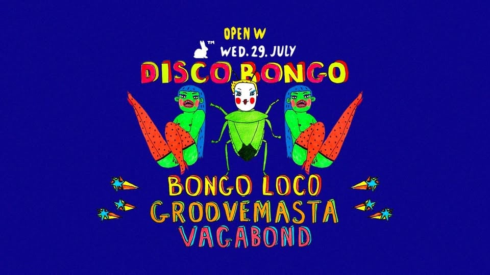 Плакат: Open W: Disco Bongo