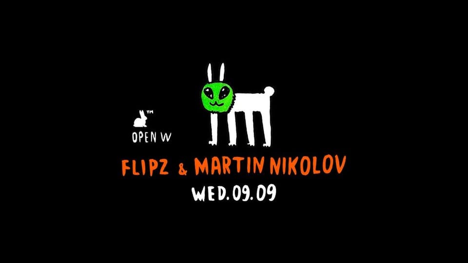 Плакат: Open W: FLIPZ & Martin Nikolov