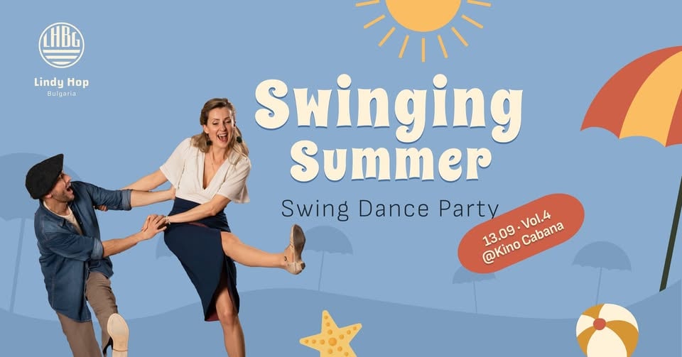 Плакат: Swinging Summer Vol.4 | Swing Dance Party | Kino Cabana