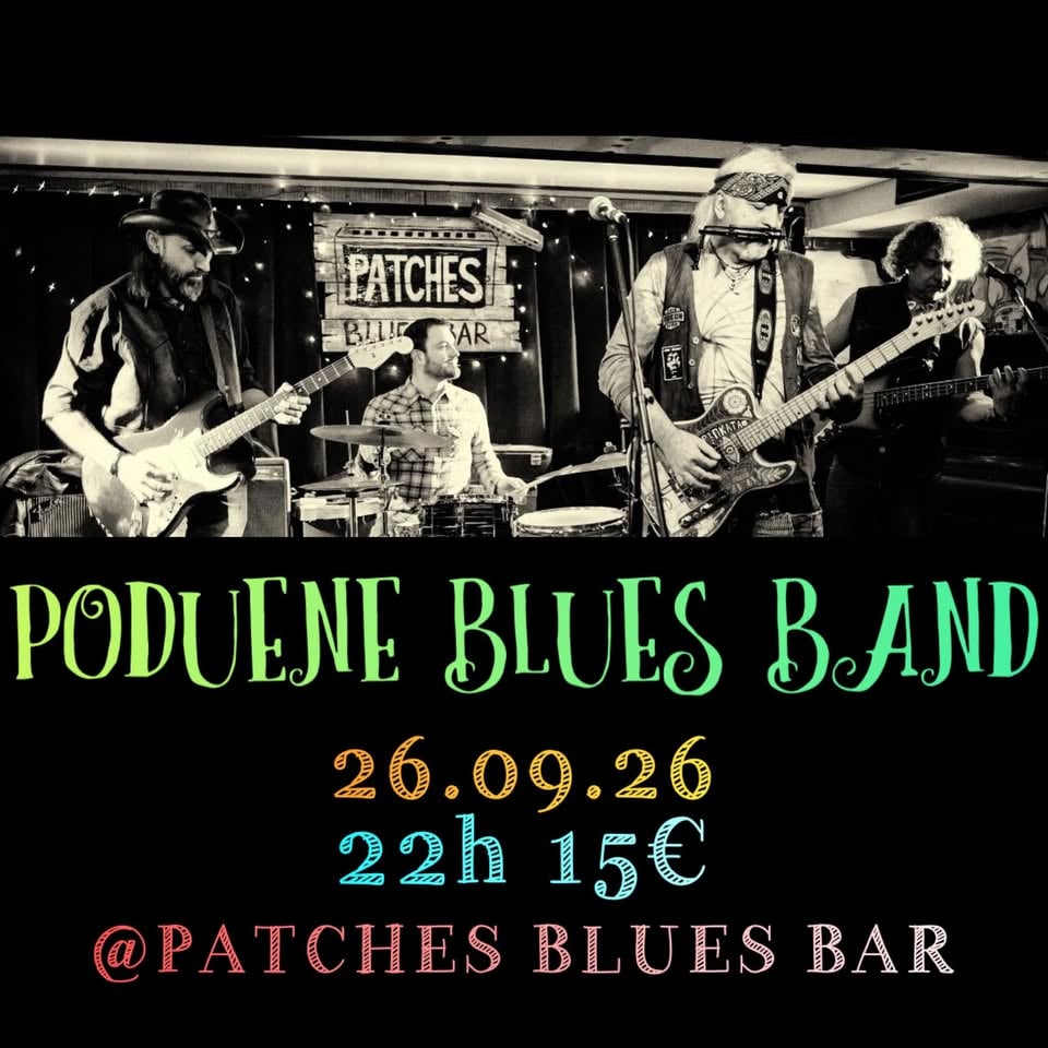 Плакат: Poduene Blues Band @ Patches Blues Bar