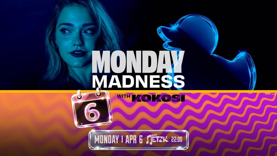 Плакат: MONDAY MADNESS w/ KOKOSI - Бар Петък - 06.04.2026