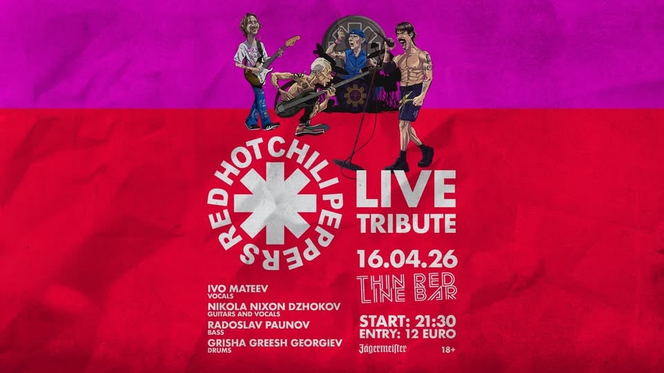 Плакат: RED HOT CHILI PEPPERS - LIVE TRIBUTE @ Thin Red Line Bar - 16.04.2026