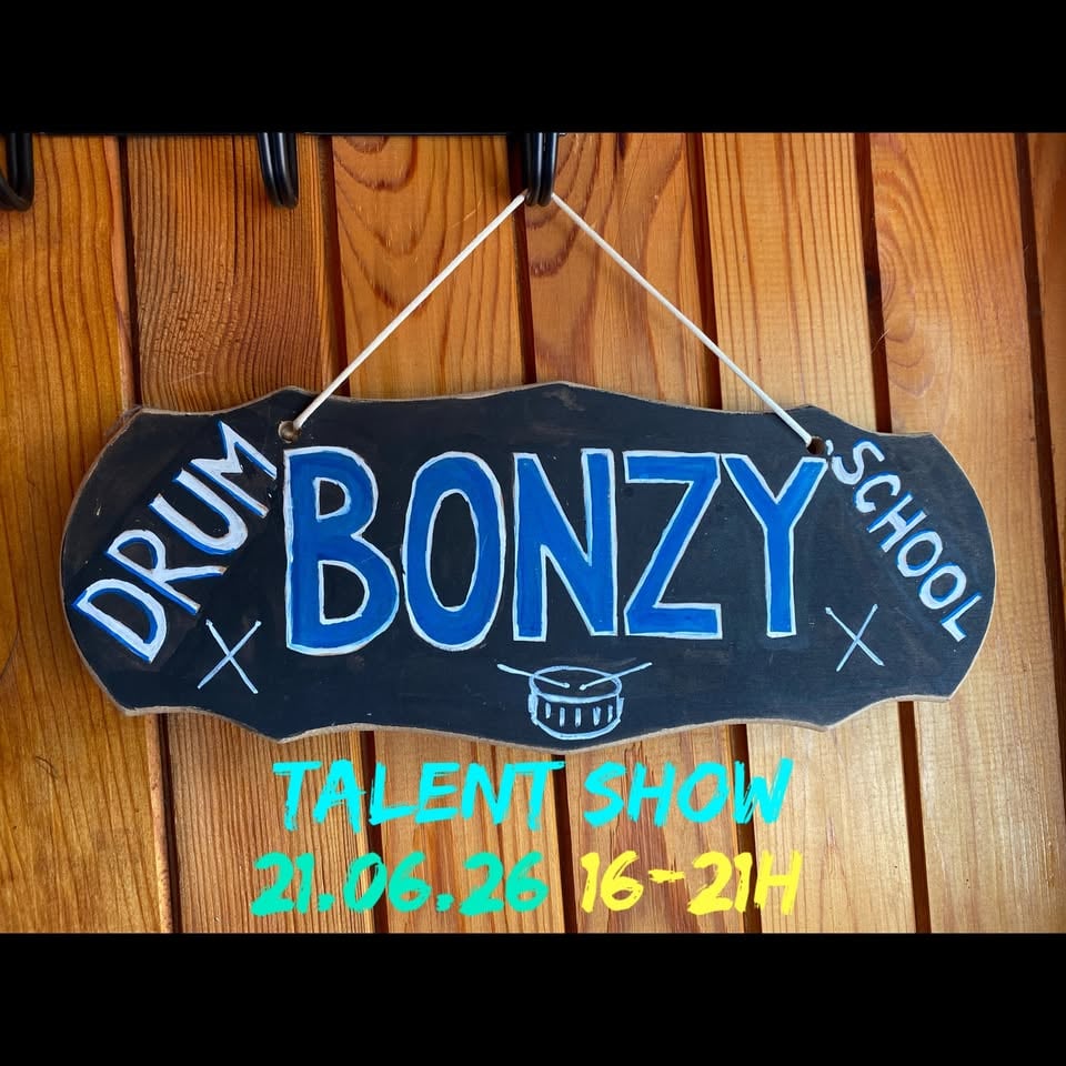 Плакат: Bonzy’s Drum School Talent Show @ Patches Blues Bar