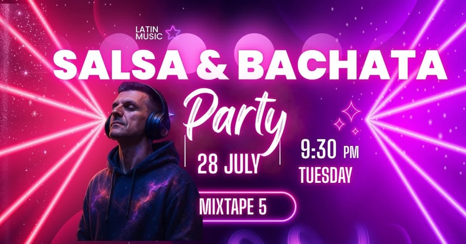 Плакат: Time Out Salsa Night & DJ BOBI at *mixtape5* | 28.07 | 21:30