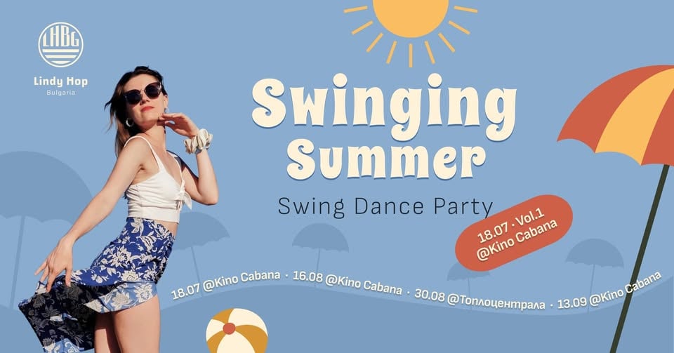 Плакат: Swinging Summer Vol.1 | Swing Dance Party | Kino Cabana