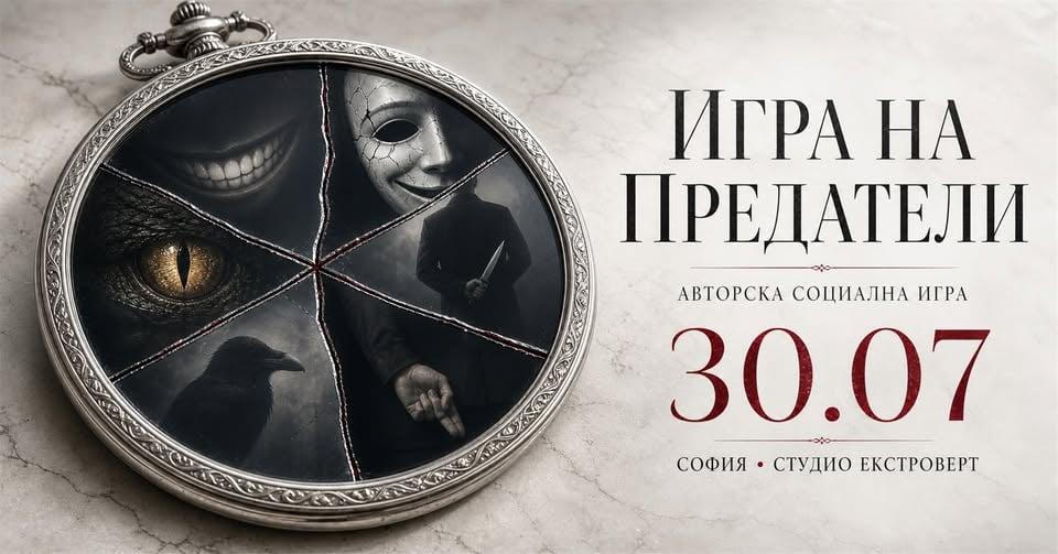 Плакат: Игра на предатели | Под всяка маска има маска