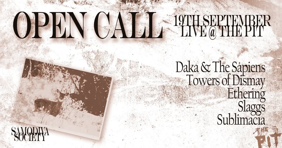 Плакат: SAMODIVA SOCIETY STAGE // OPEN CALL AUDITION LIVE @THE PIT