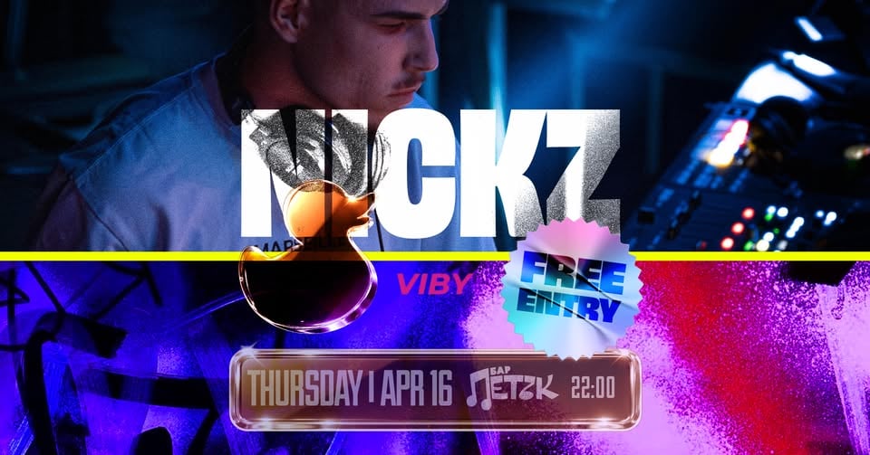 Плакат: NICKZ - Бар Петък - 16.04.2026