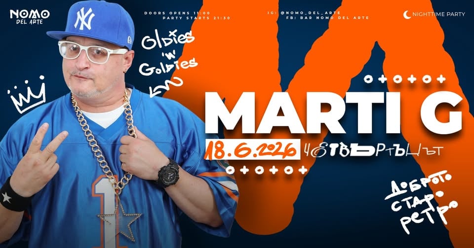 Плакат: Marti G @ NOMO del Arte