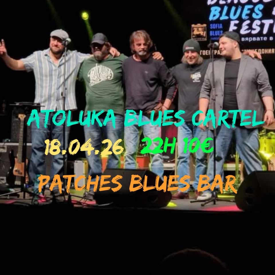 Плакат: Atoluka Blues Cartel @ Patches Blues Bar
