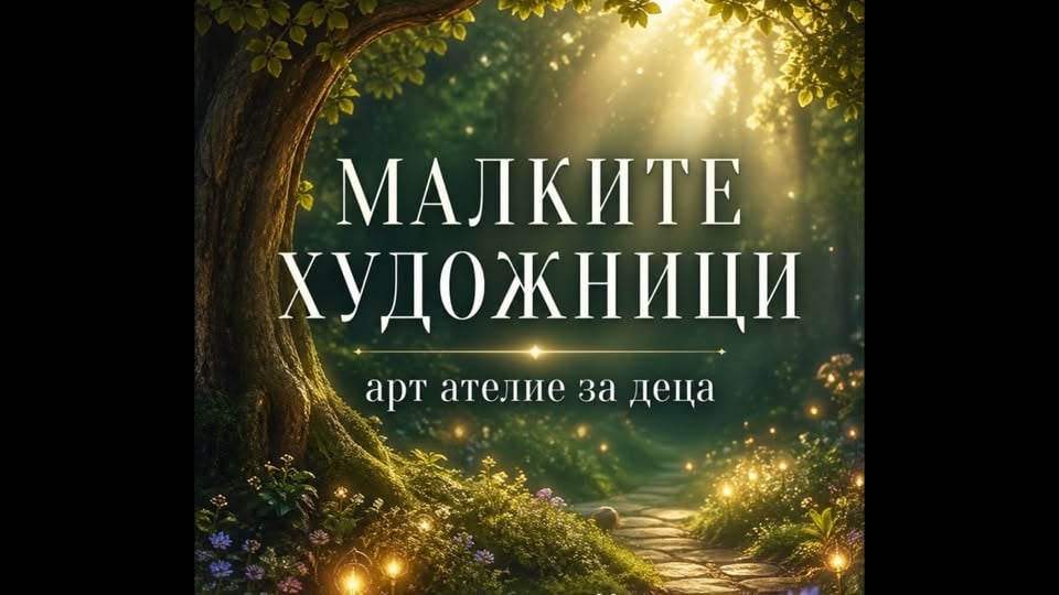 Плакат: Малките художници | Арт Ателие за деца