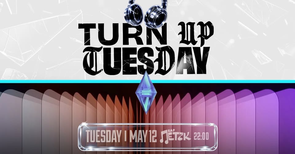 Плакат: TURN UP TUESDAY - Бар Петък - 12.05.2026
