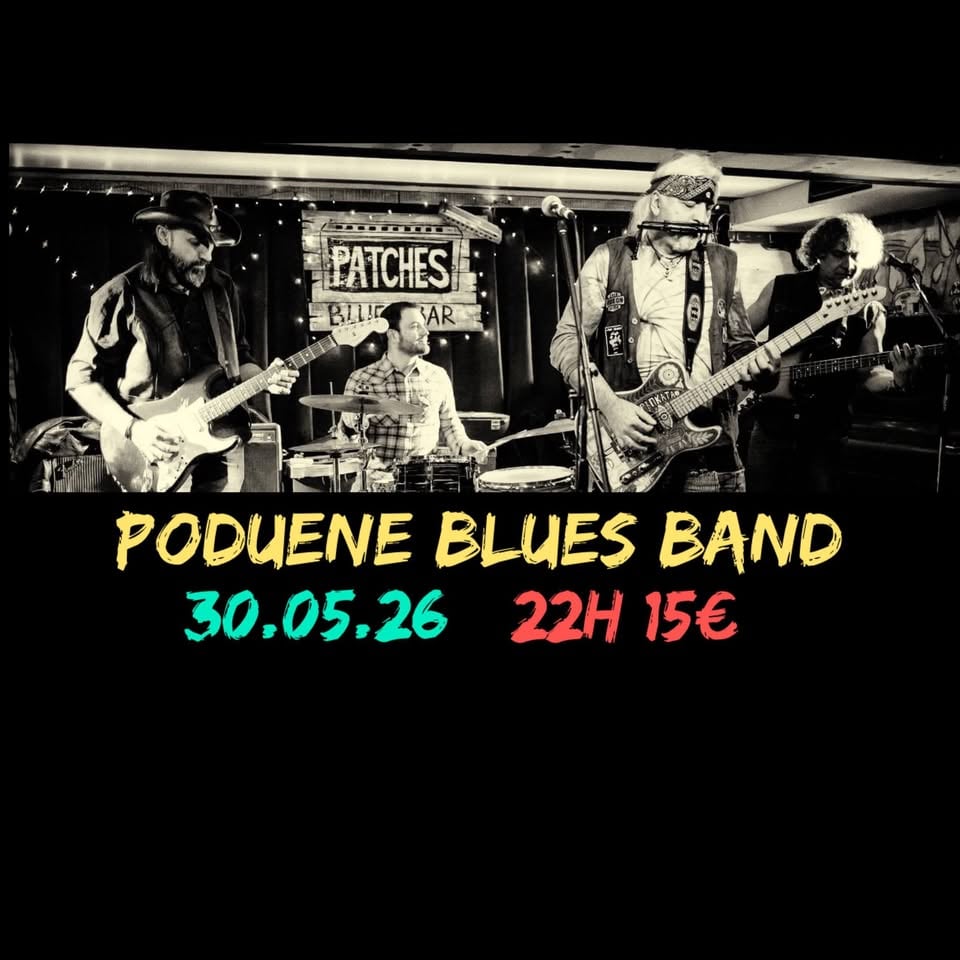 Плакат: Poduene Blues Band @ Patches Blues Bar