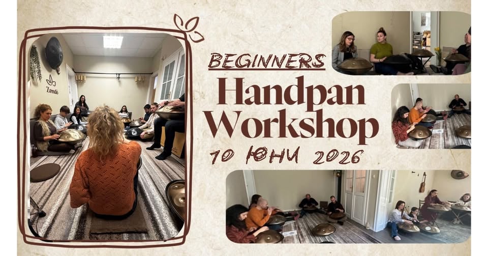 Плакат: Beginners Handpan Workshop @ Zendō Space