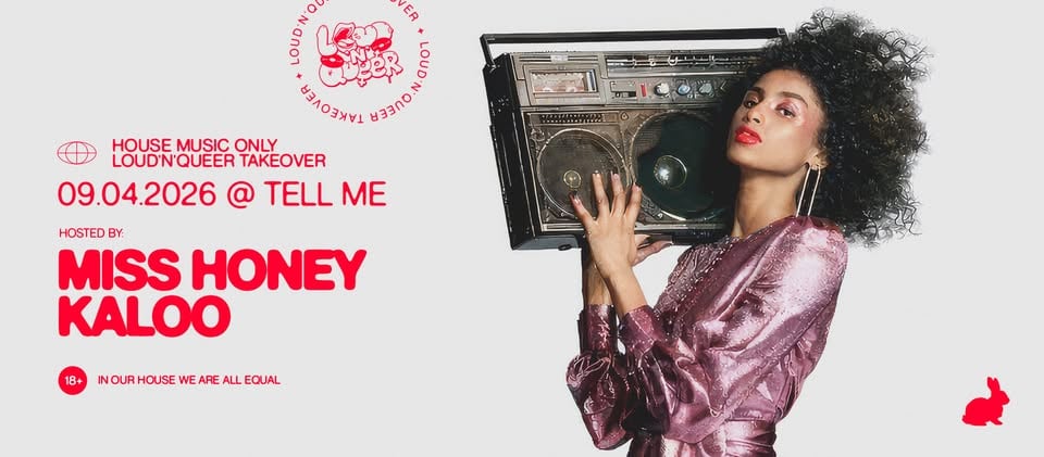 Плакат: LOUD’N’QUEER TAKEOVER