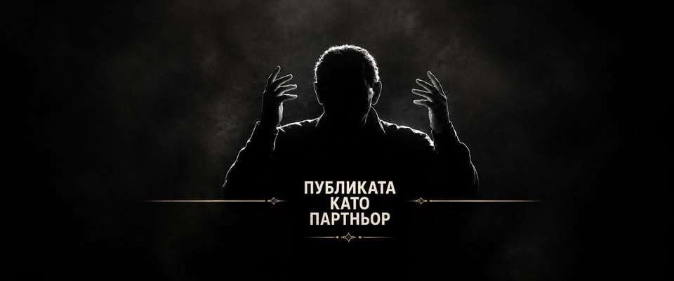 Плакат: Представяне на книгата “Публиката като партньор”