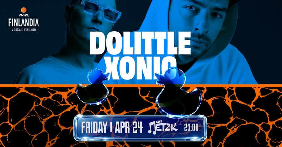 Плакат: DOLITTLE x XONIC - Бар Петък - 24.04.2026