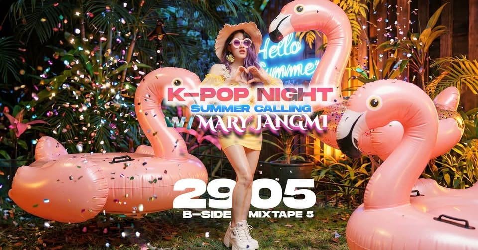 Плакат: K-Pop Night with Mary Jangmi - Summer Calling / Club Mixtape 5 / 29.05