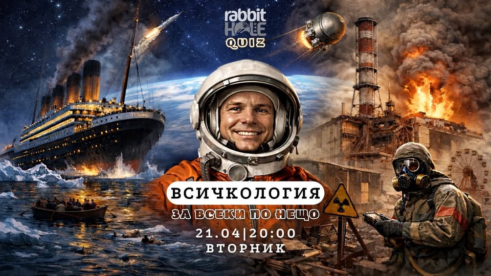 Плакат: ВСИЧКОЛОГИЯ - Априлски QUIZ Обща тематика vol.19