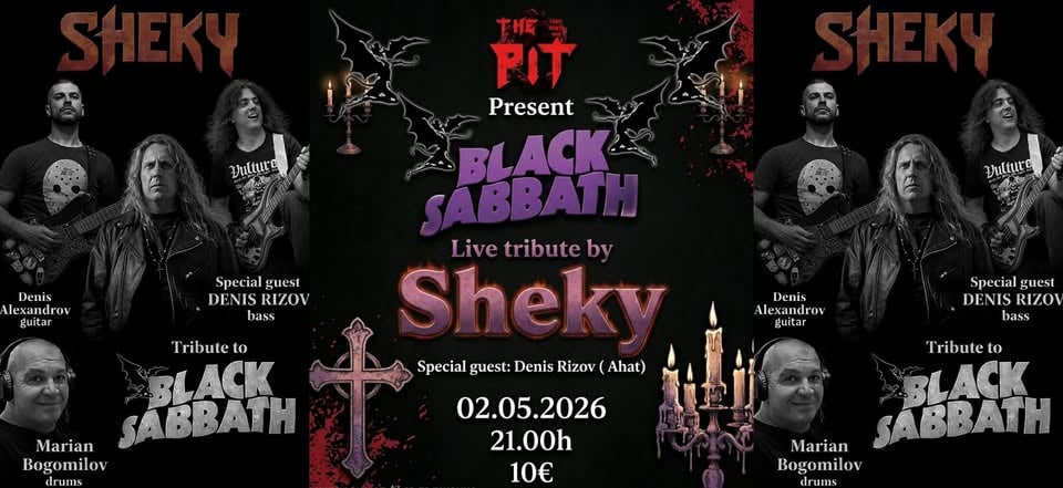 Плакат: Black Sabbath Live Tribute By Sheky
