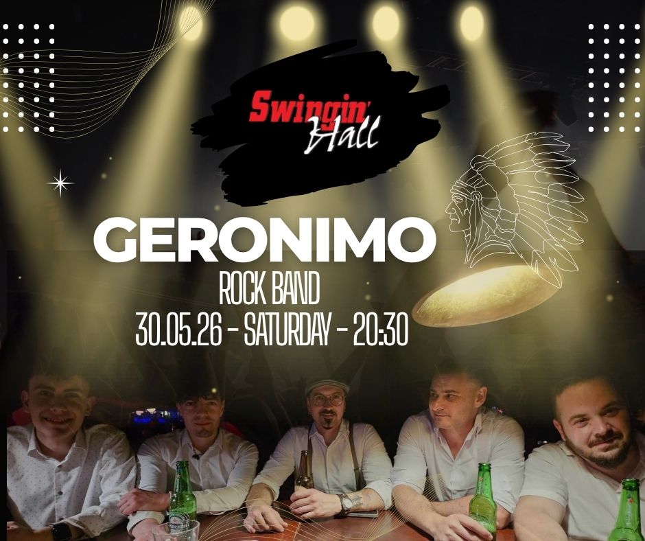 Плакат: GERONIMO Rock Band - ACOUSTIC LIVE - Swingin Hall