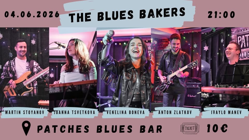 Плакат: The Blues Bakers - LIVE in @Patches Blues Bar