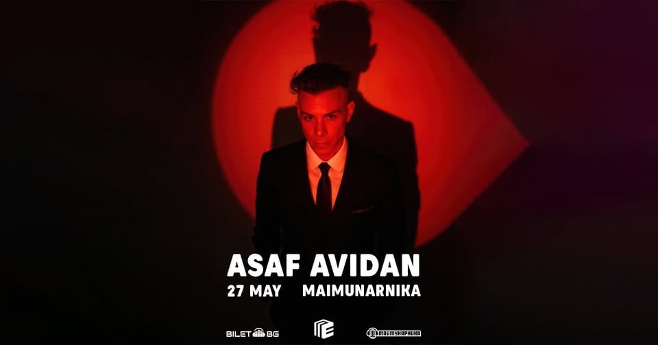 Плакат: ASAF AVIDAN LIVE IN SOFIA | MAIMUNARNIKA