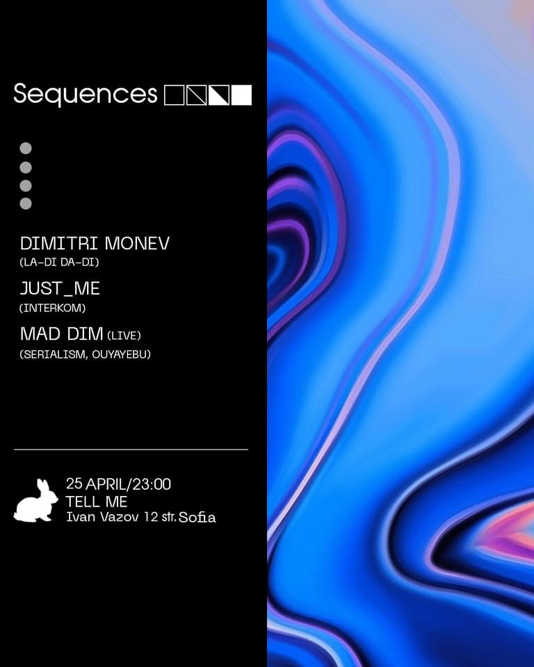 Плакат: Sequences w/ Dimitri Mionev, Just_Me, Mad Dim
