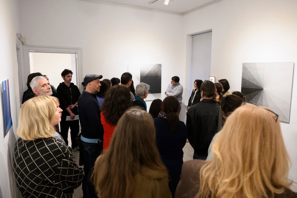 Плакат: кураторски тур в изложбата импозиции