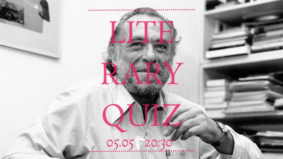 Плакат: Литературен куиз в Singles / A Single Literary Quiz #38