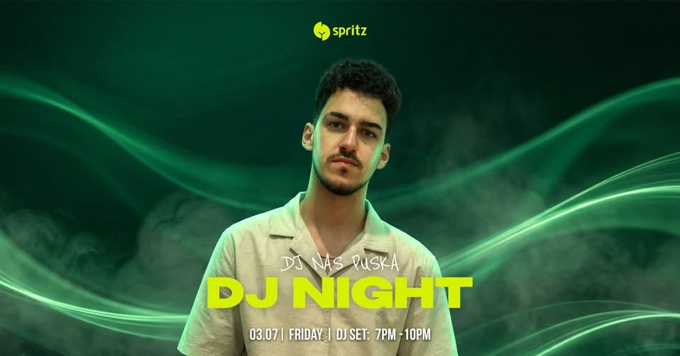 Плакат: White girl music at Spritz | DJ NAS PUSKA | 03.07