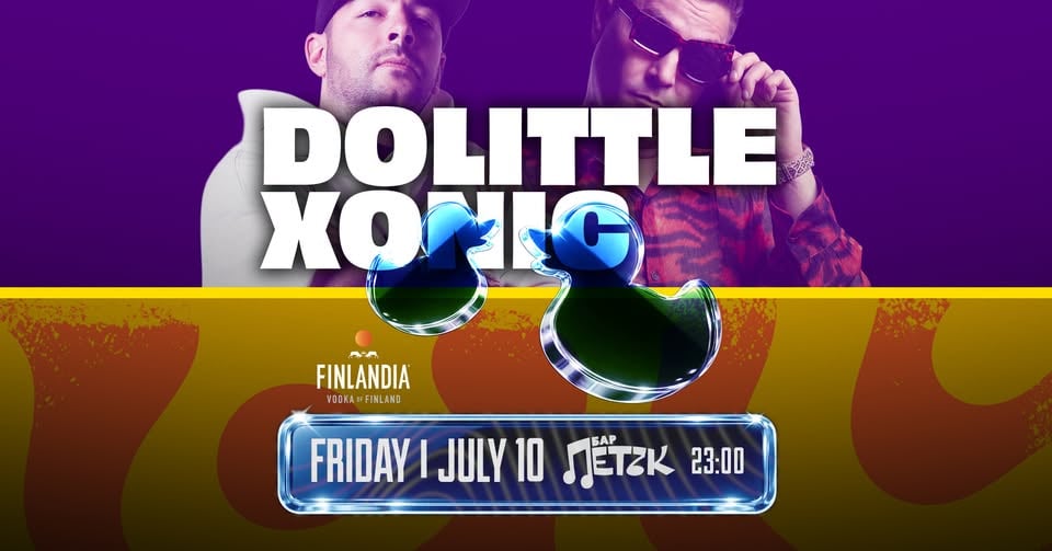 Плакат: DOLITTLE x XONIC - Бар Петък - 10.07.2026